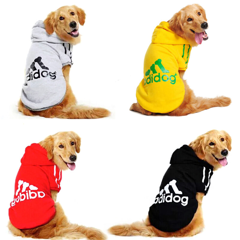 Áo nỉ ADIDOG dành cho chó lớn, Áo hoodie siêu ấm phù hợp cho chó trên 10kg