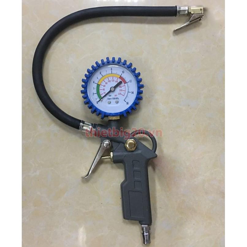 Đồng hồ bơm lốp - 8 Bar, 120 PSI dùng hơi