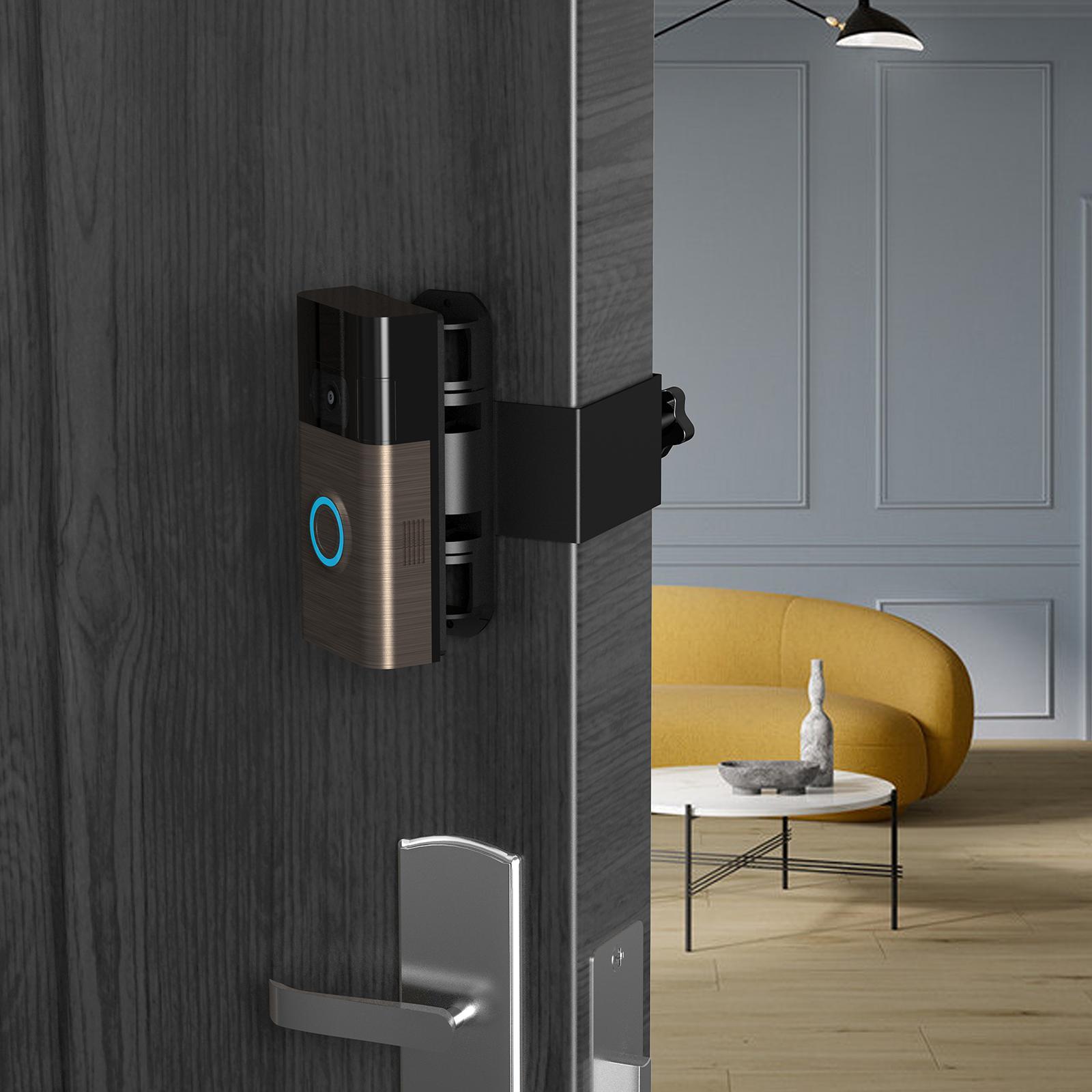 Anti Theft Doorbell Mount Stainless Steel Accs Doorbell Holder for Apartment