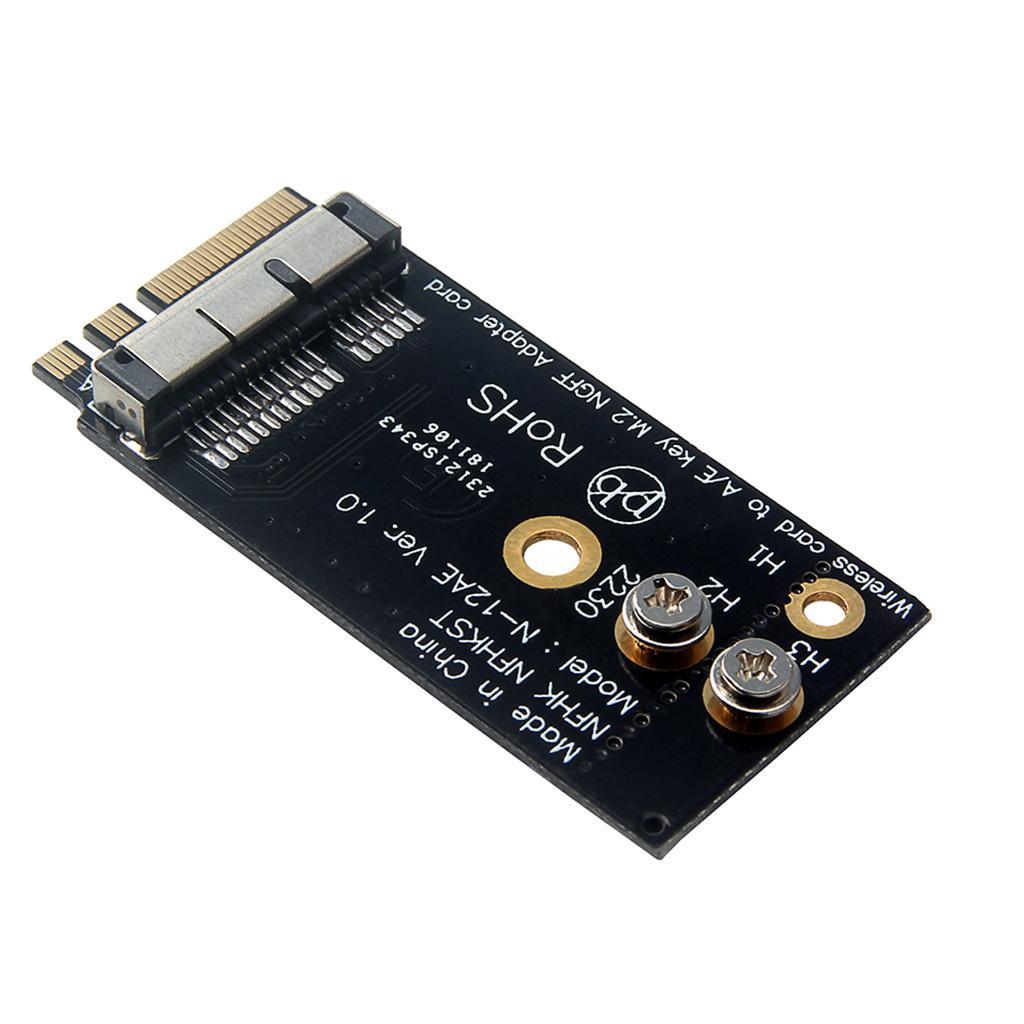 BCM94360CS2/BCM943224PCIEBT2 Card To NGFF Key A/E 2230 Adapter Card