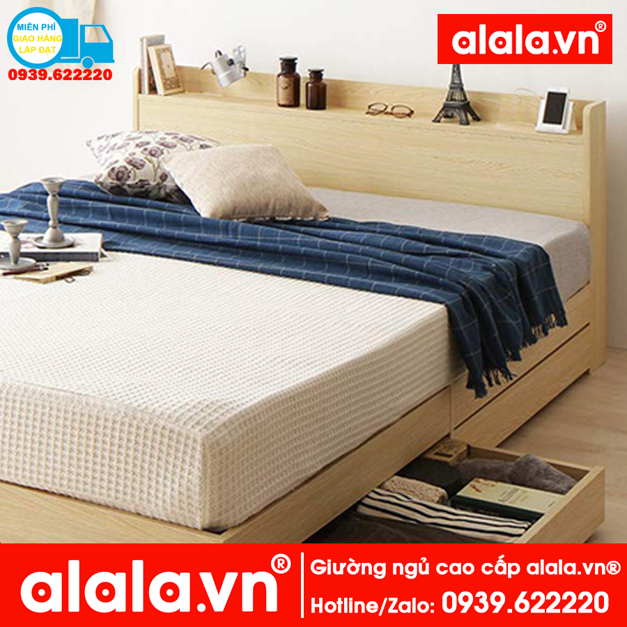 Giường ngủ Châu Âu cao cấp - alala.vn (1m6x2m)