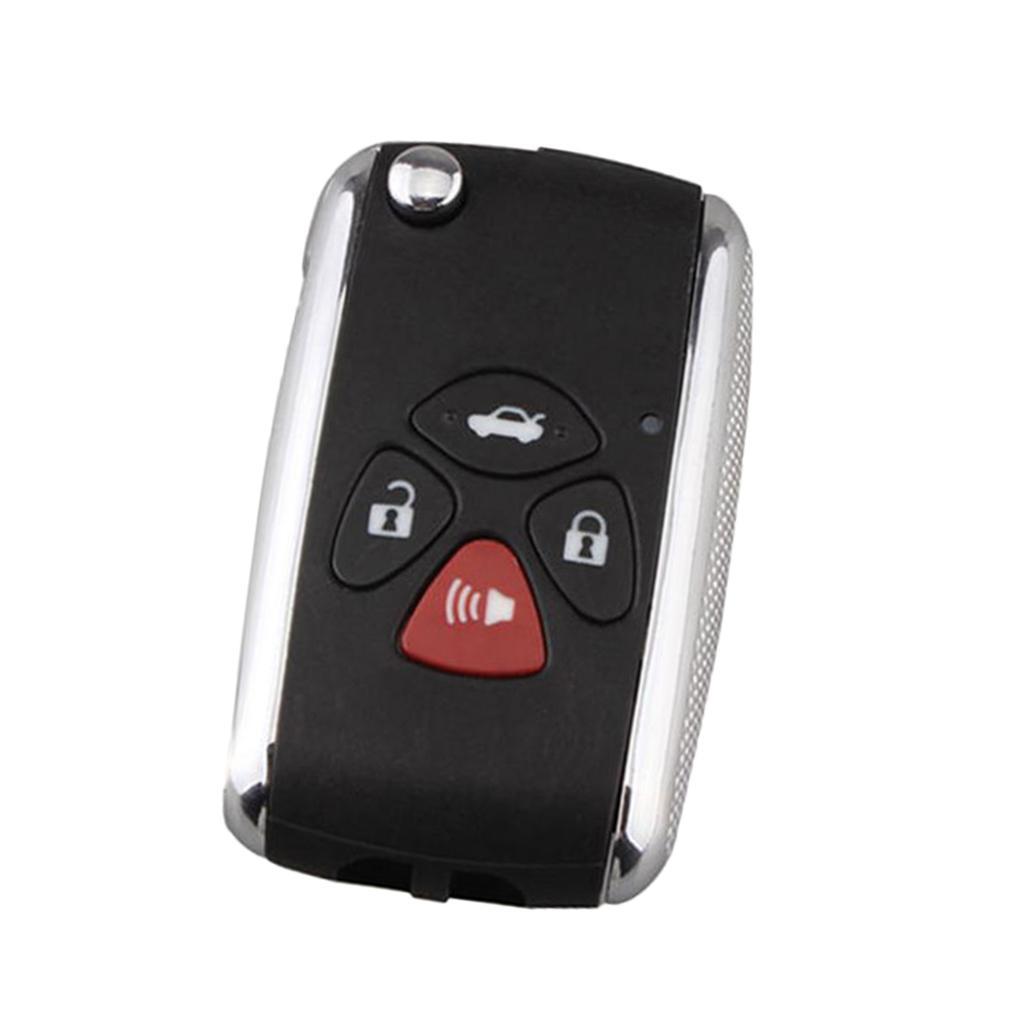 4 Buttons Remote Fob Key Case Shell for
