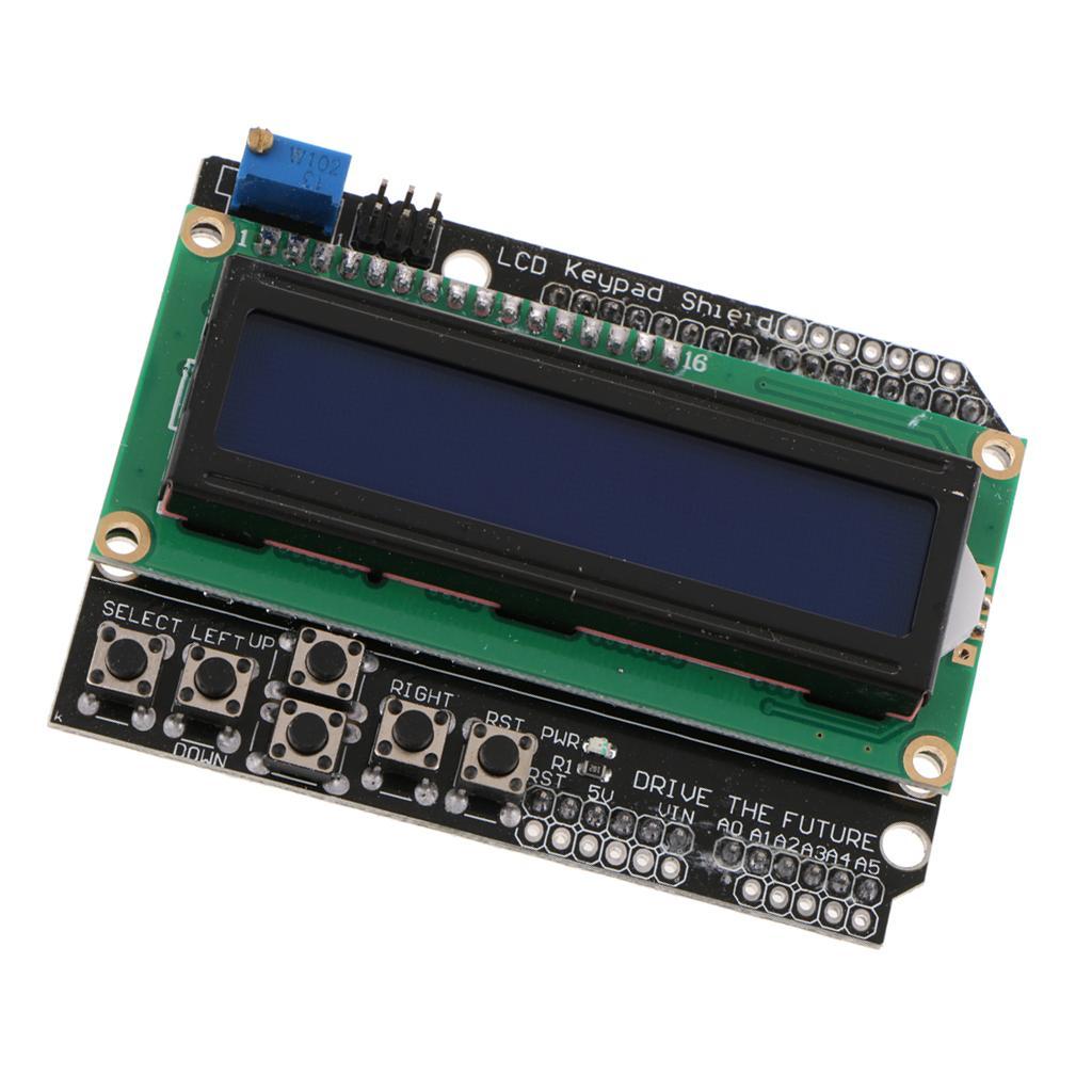 LCD1602 Character I/O Expansion Board LCD Keypad Shield For