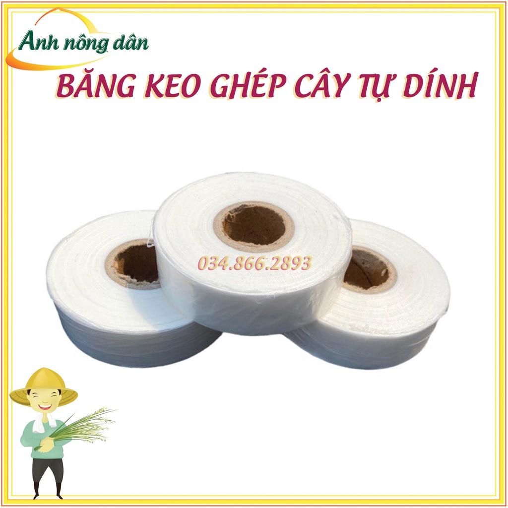 Cuộn giấy ghép cây tự hủy - khổ 6 cm - dùng cho ghép cành, ghép tán, tạo dáng cây - Anh nông dân chính hiệu