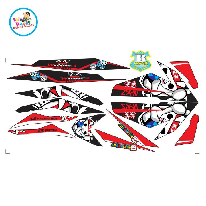 Tem rời winner v1 racing boy
