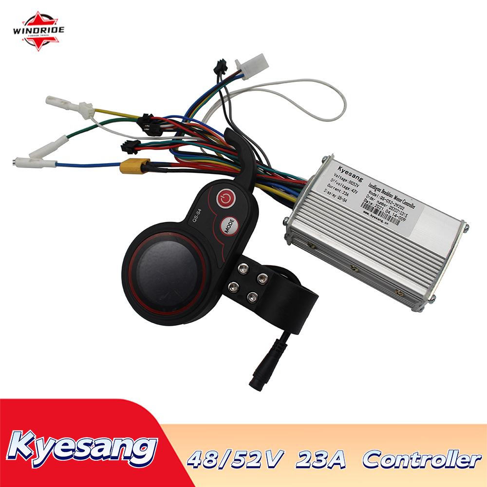 Zero 9 Máy điện điện 48V 52V 23AH Bộ điều khiển DC không chổi than QS-S4 Bộ điều khiển giới hạn tốc độ chuyển đổi điều khiển tốc độ Color: LED