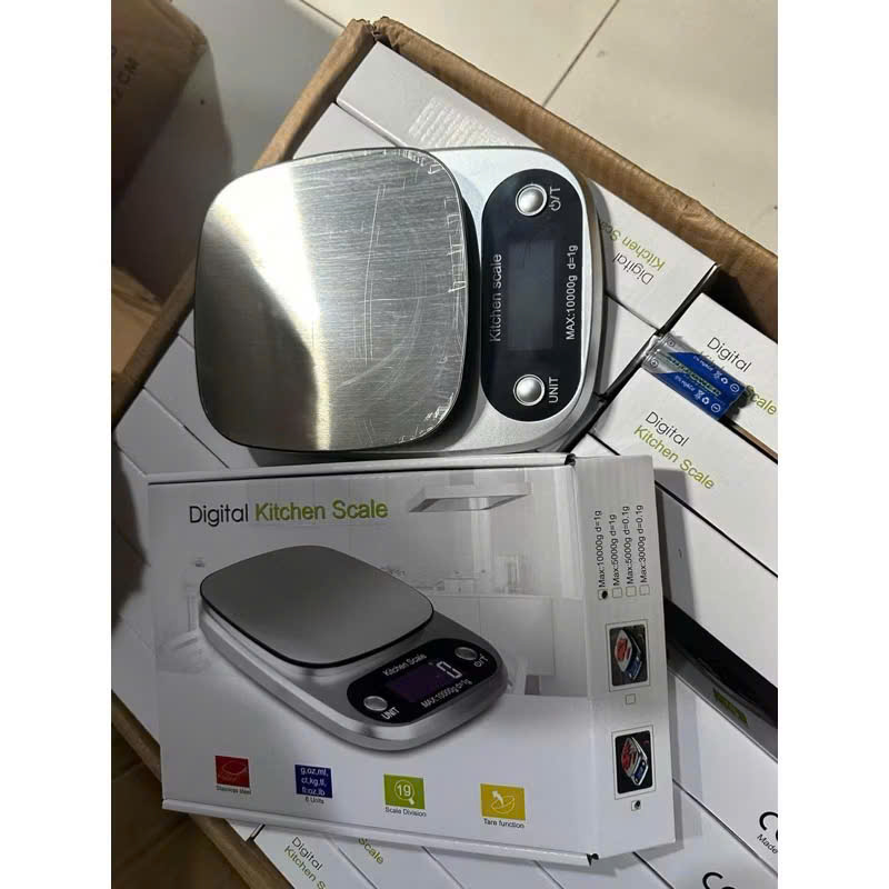 Cân Tiểu Ly Điện Tử Nhà Bếp Định Lượng 0.1 - 10000g - Cân Làm Bánh Có Độ Chính Xác Cao - HÀNG CHÍNH HÃNG MINIIN