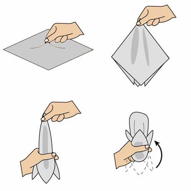 Khăn Cài Túi Áo Vest - Pocket Square, phụ kiện lịch lãm, Màu đen con ngựa