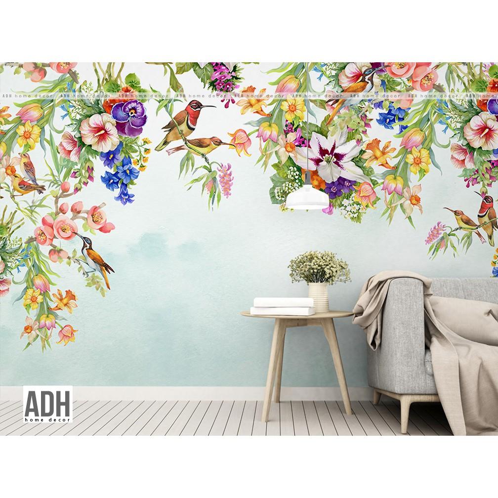 Tranh dán tường canvas hình hoa ADHW017
