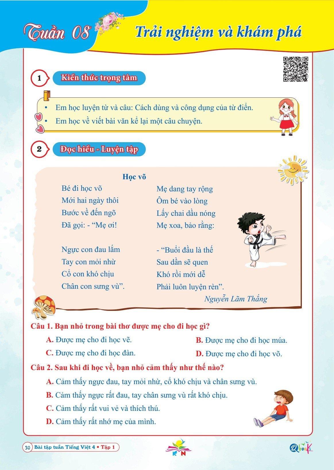 Bài Tập Tuần Tiếng Việt 4 - Tập 1 - Kết Nối Tri Thức Với Cuộc Sống
