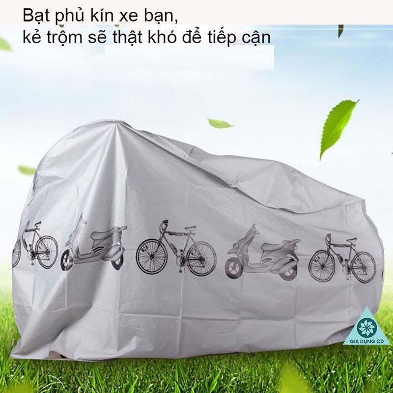 BAO TRÙM XE MÁY CHỐNG NẮNG CHỐNG MƯA ( BAO TRÙM XE MÁY )