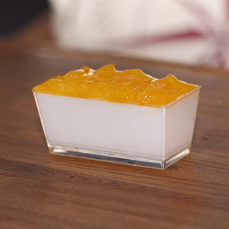 Set 50 Hộp Đựng Panna Cotta Chữ Nhật Kèm Nắp Nhỏ Xinh - WH-4745