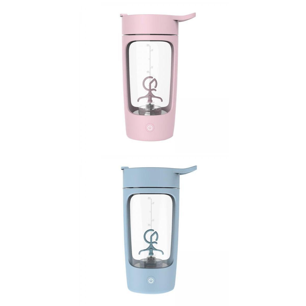 Premium Electric Protein Shaker Bottle, Tritan - BPA Free Mixer Cup .