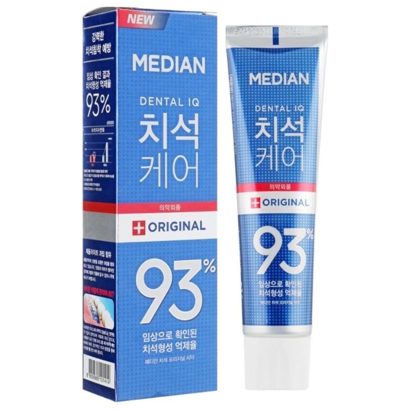 Kem Đánh Răng MEDIAN Dental IQ 93% Hàn Quốc Giúp Sạch Răng,Trắng Răng,Răng Chắc Khoẻ 120g
