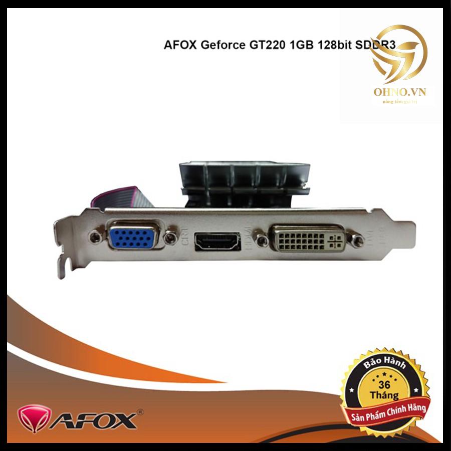 Card Màn Hình VGA AFOX GT220 Card Đồ Họa 1G Rời Cho Máy Tính PC hàng chính hãng