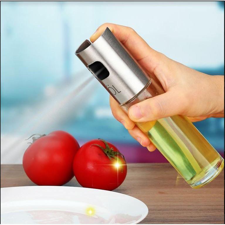 Combo 2 BÌNH XỊT DẦU ĂN DẠNG CHAI INOX