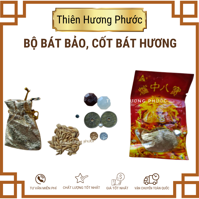 Túi an lư, bát bảo lư nhang, cốt bát hương