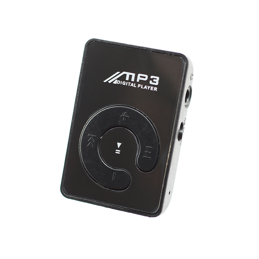 Máy nghe nhạc mp3 chữ C đơn sắc kẹp gắn quần áo tặng tai nghe và dây sạc