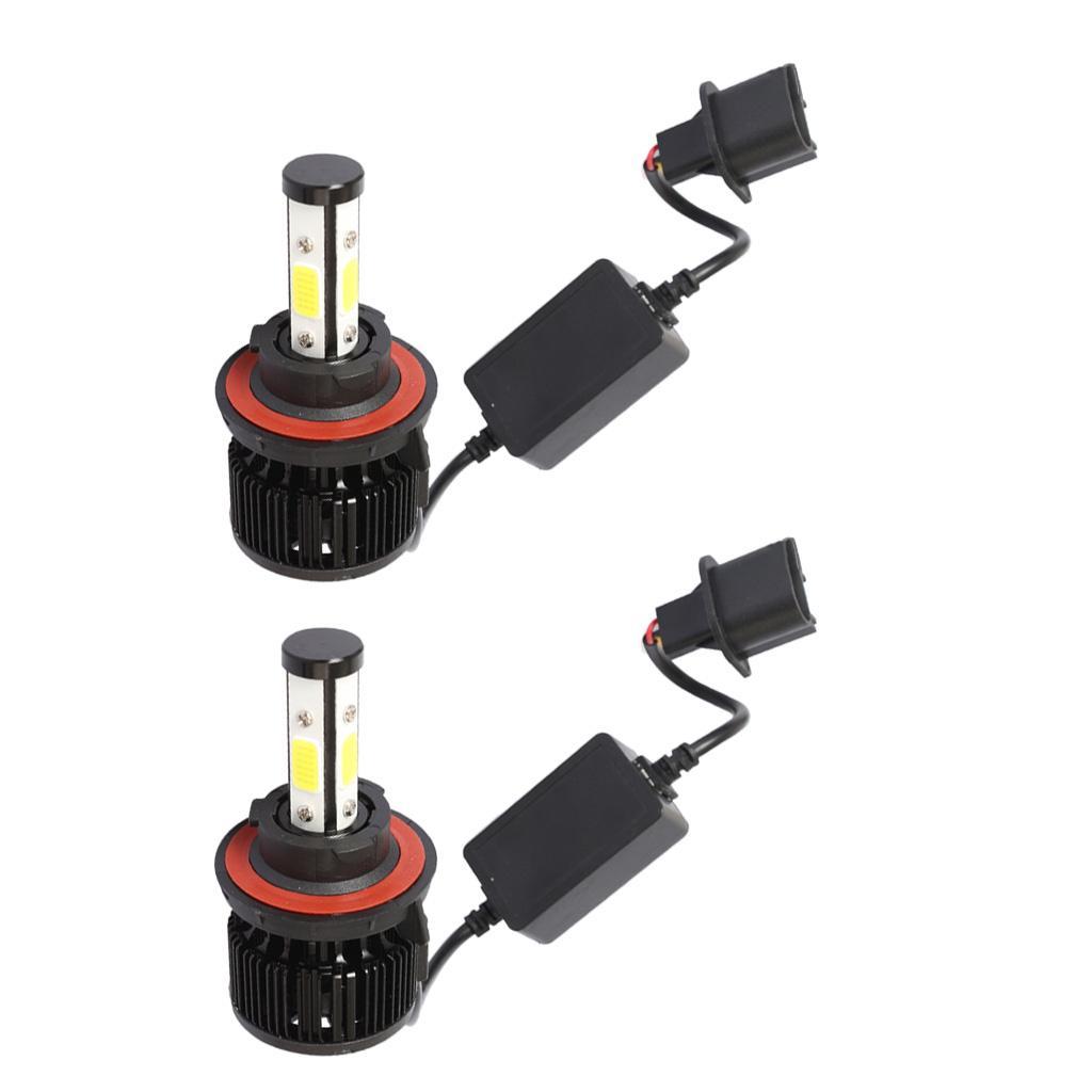 High Quality 2Pcs Car LED COB Headlight Fog Work Light Lamp DRL