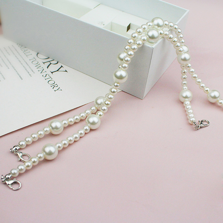 Dây áo trong dây áo bra nịt áo ngực mix hạt châu độc đáo sáng tạo