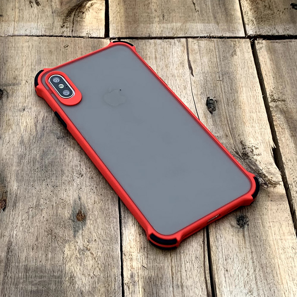 Ốp lưng chống sốc toàn phần dành cho iPhone X / XS - Màu đỏ
