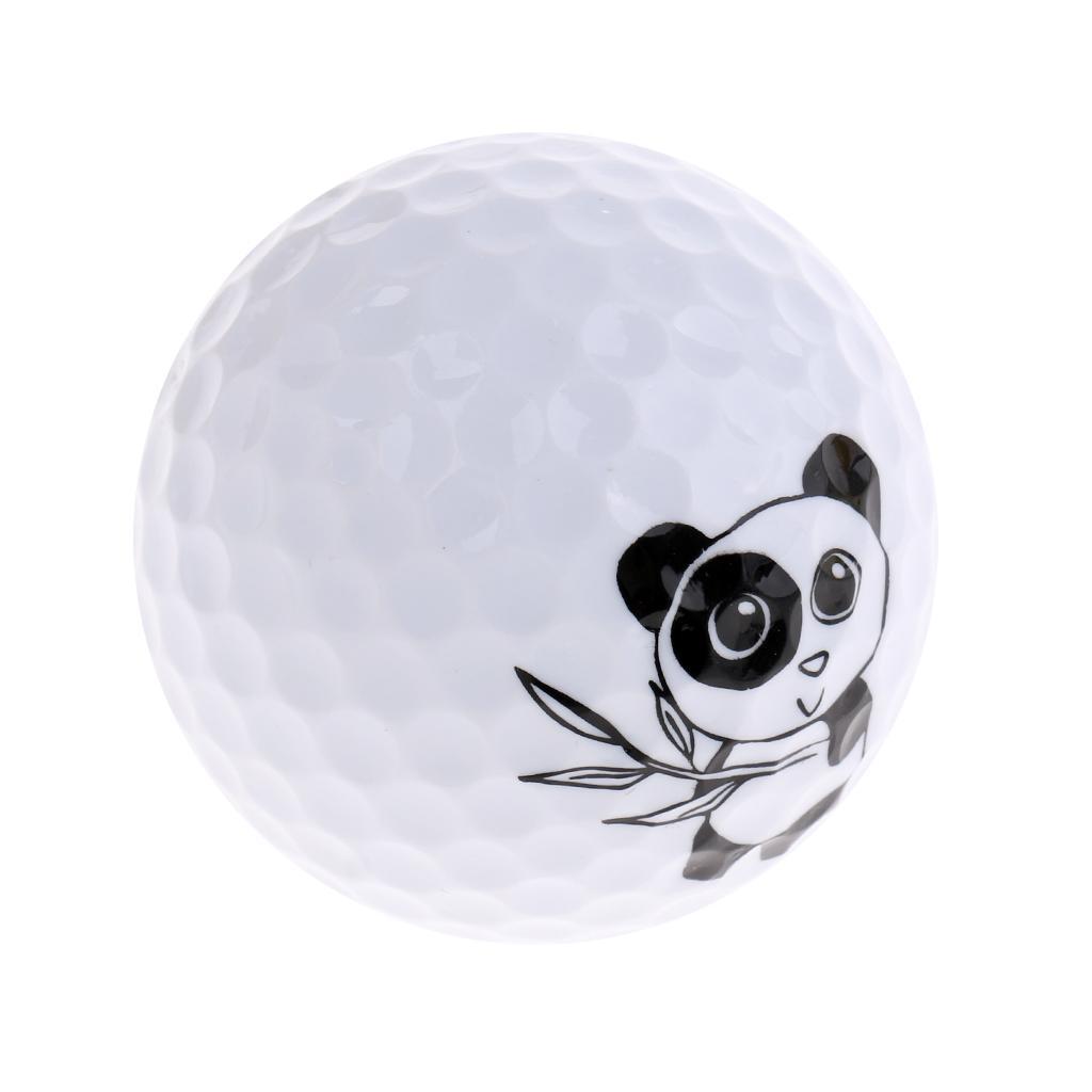 Golf Driving Range Practice Ball Cute Panda Printed Golf Ball