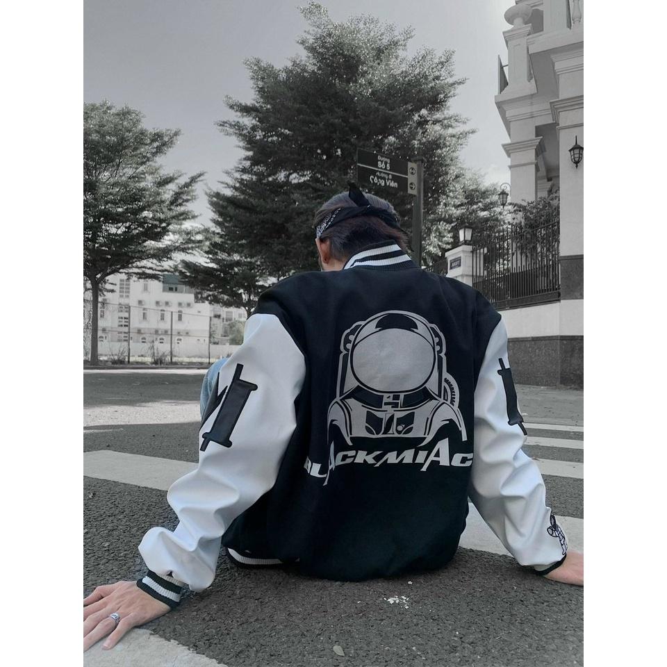 Áo Khoác Bomber Jackets Dù 2 Lớp BLACK MIACK Form Rộng Nam Nữ Unisex Ulzzang KUN