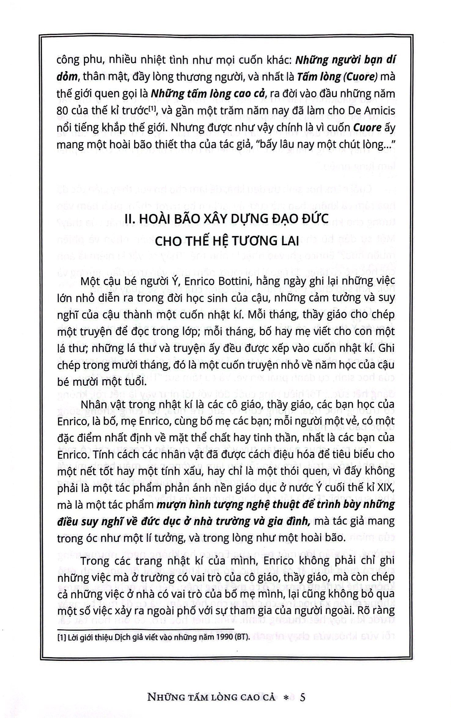 Văn Học Ý - Tác Phẩm Chọn Lọc - Những Tấm Lòng Cao Cả