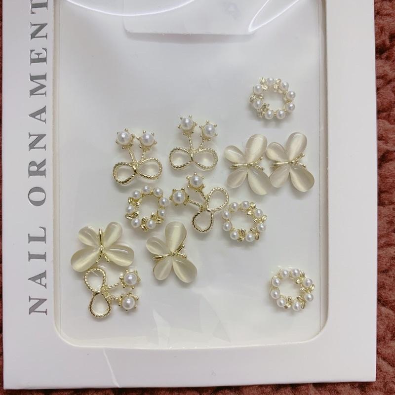 Phụ kiện charm đá gắn móng, charm gắn móng, charm nail đẹp