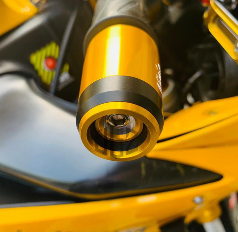 Cặp Phụ Kiện Gắn Tay Lái Xe Mô Tô Kawasaki Ninja 250 300 400 650 2013-2019