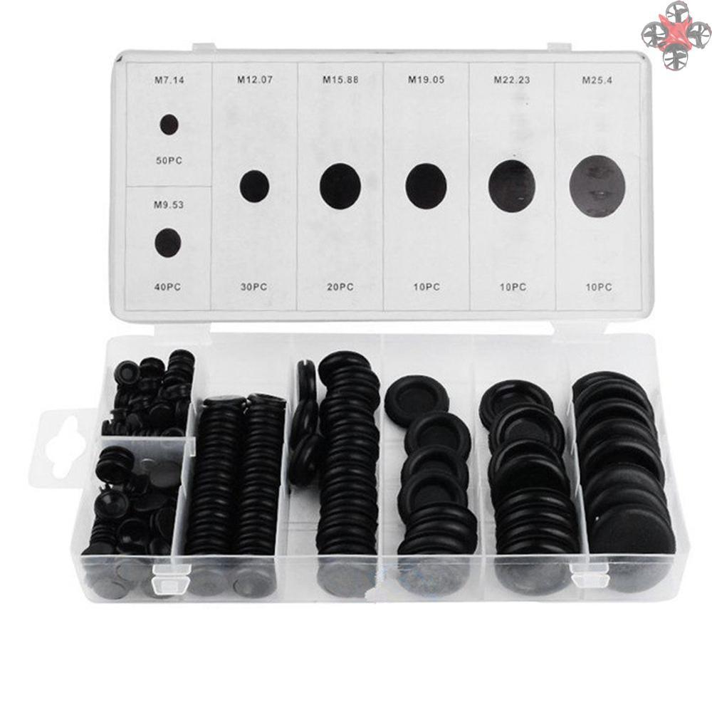 Set 170 Vòng Đệm Cao Su 7 Kích Cỡ Cho Máy Bơm Nước Xe Hơi