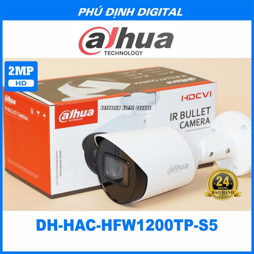 Camera Dahua quan sát trong nhà ngoài trời chống trộm ban đêm vỏ kim loại - Hàng Chính Hãng