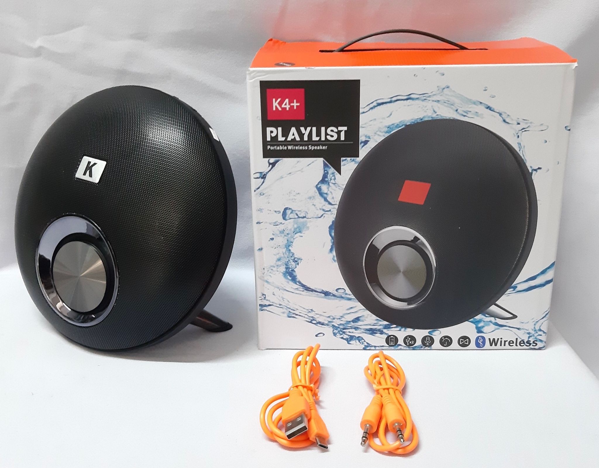 Loa Bluetooth K4+: Thiết kế tinh xảo, âm thanh chất lượng, Có thêm chức năng làm sạc dự phòng