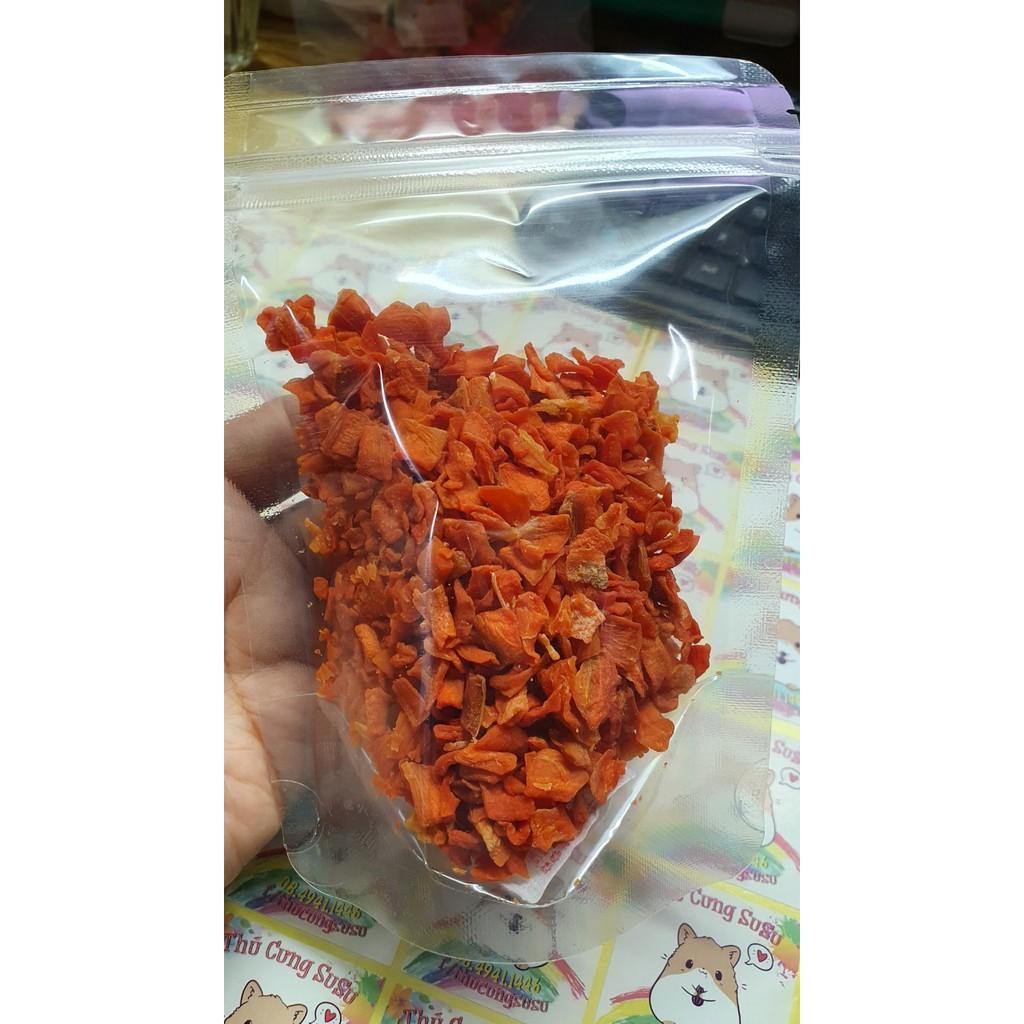 Cà rốt sấy khô cho Thỏ, Bọ, Sóc, Hamster