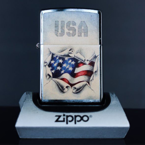 Bật Lửa Zippo 200 Flag Breakthrough