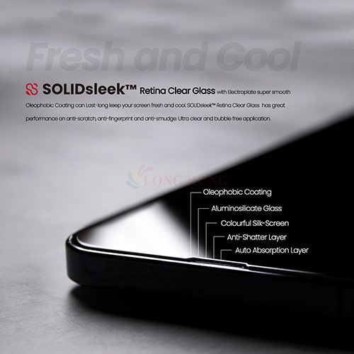 Dán màn hình cường lực Full viền Zeelot SOLIDsleek cho iPhone 13 Series (hỗ trợ Kit dán) - Hàng chính hãng