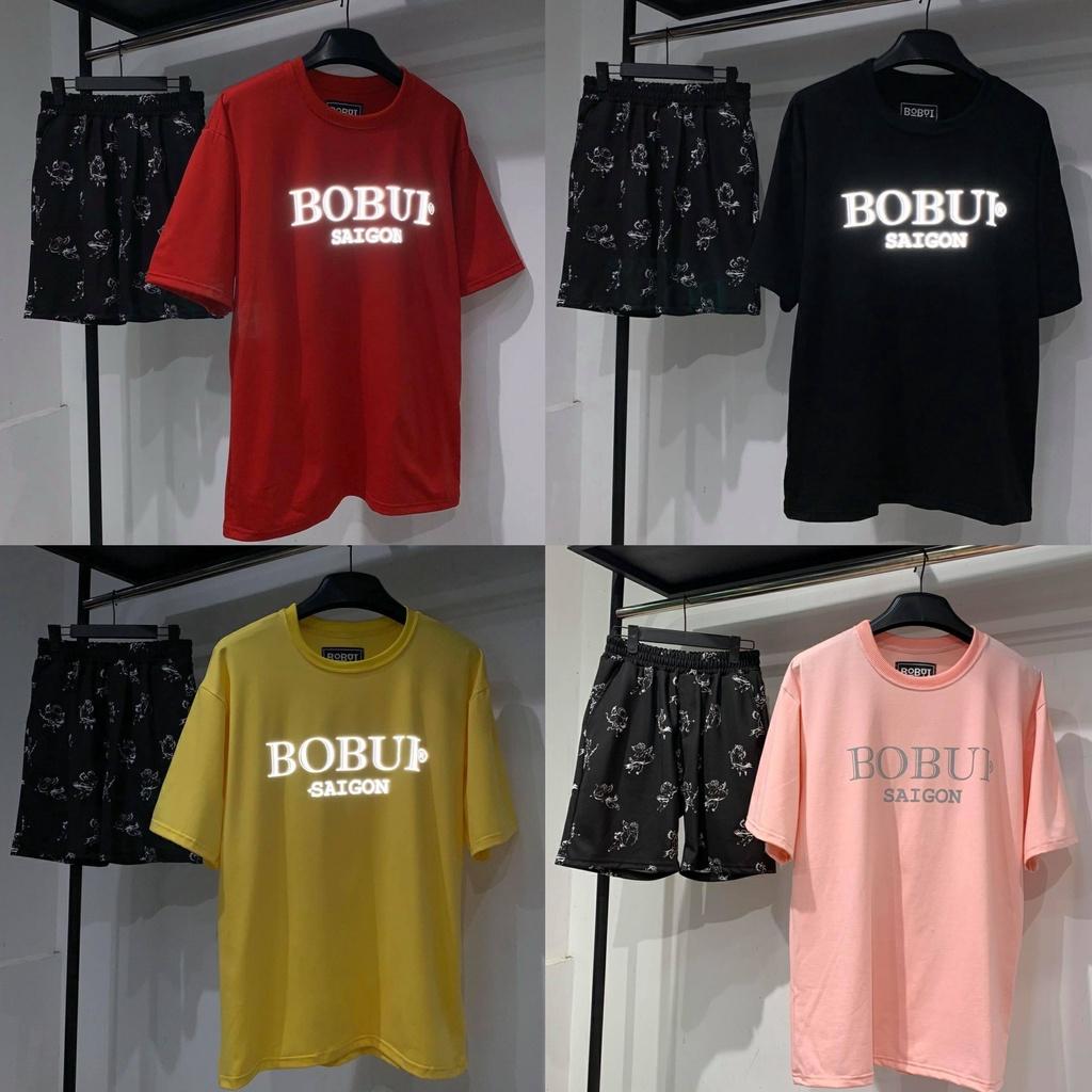 Áo Thun Tay Lỡ SAIGON BOBUI Cotton Unisex Nam Nữ , Áo thun tay lỡ form rộng in hoạ tiết chữ phông ulzzang unisex nam nữ đều mặc được