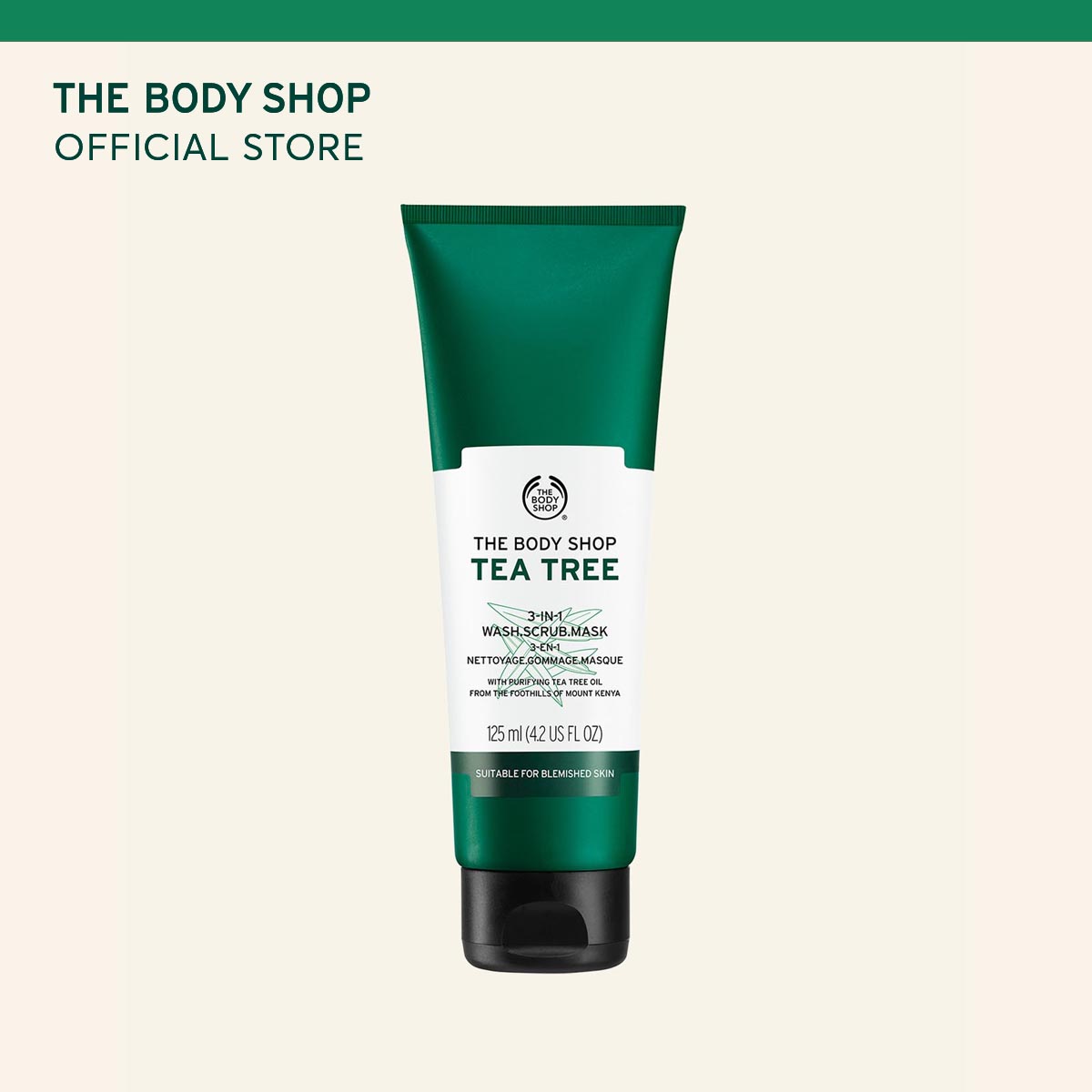 Sữa Rửa Mặt Đa Năng Tea Tree 3-In-1 Wash Scrub Mask 125ML