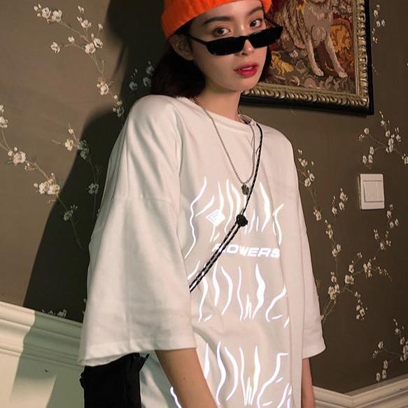 ÁO THUN PHẢN QUANG FLOWERS UNISEX OVERSIZED