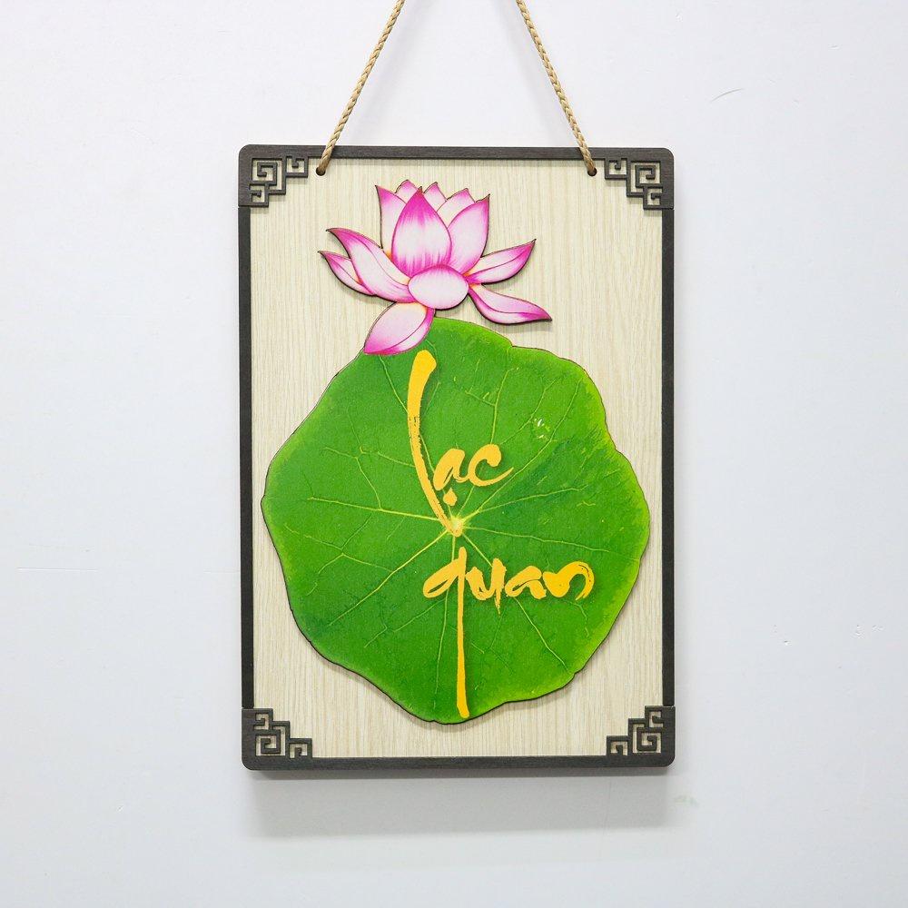 Tranh Gỗ Phật giáo treo tường 14 điều phật dạy tranh Phật hoa sen nhiều mẫu