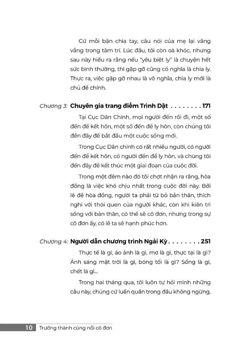 Trưởng Thành Cùng Nỗi Cô Đơn _SGB