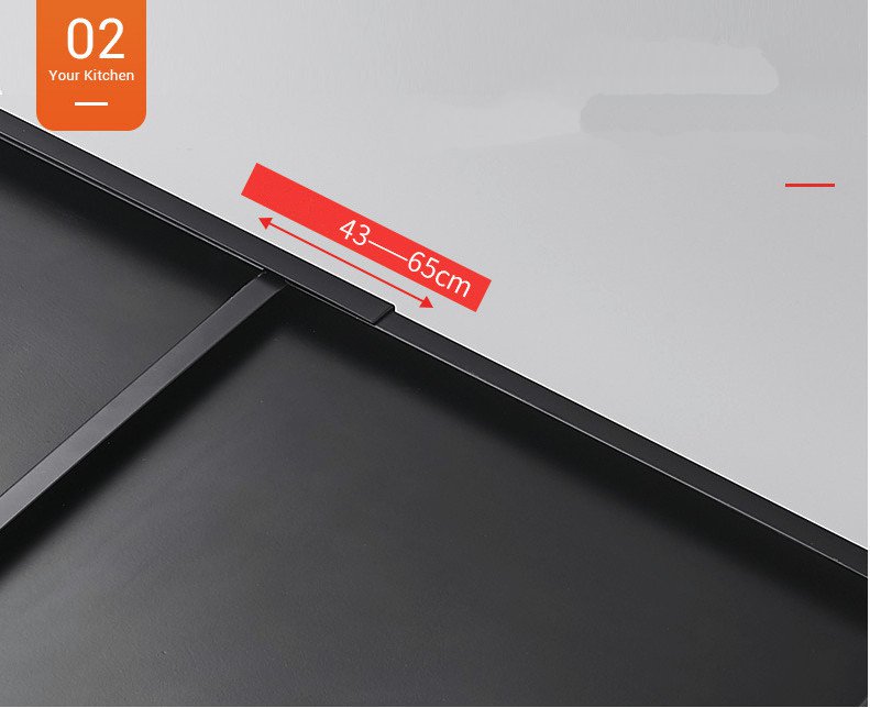 Kệ lò vi sóng 2 tầng co giãn treo dụng cụ bếp E2-3814