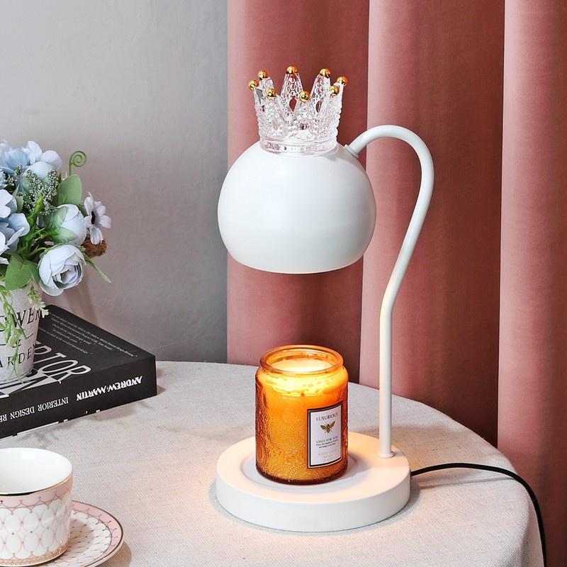 Đèn đốt nến thơm Vương miện - Dùng cho nến BBW, Yankee, Candle Cup- Chỉnh độ sáng to nhỏ