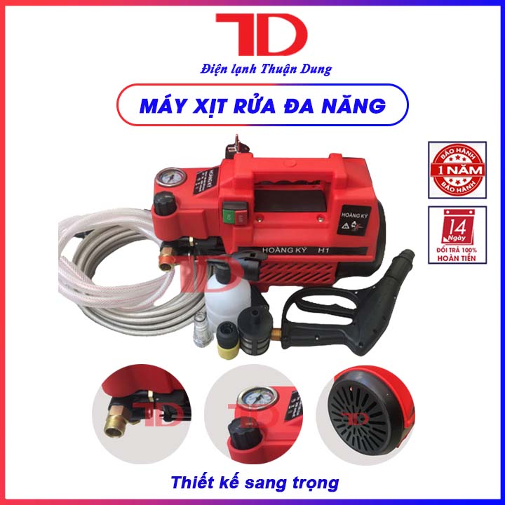 Máy xịt rửa đa năng có điều chỉnh áp, Máy xịt rửa ô tô, vệ sinh điều hòa ô tô - Điện Lạnh Ô Tô Thuận Dung