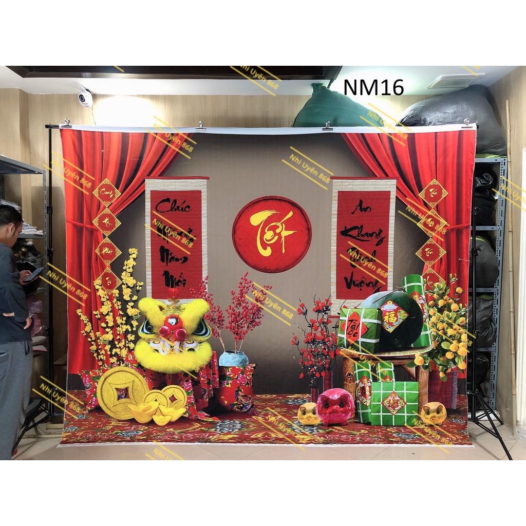 Tranh vải decor / Thảm vải treo tường / Thảm vải chụp ảnh chủ đề Tết