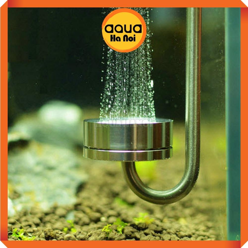 Sủi CO2 inox treo thành hồ thủy sinh cá cảnh - siêu mịn - dài 20/25/30/35/40 cm