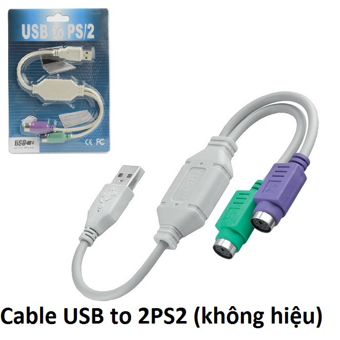 Cáp chuyển USB sang PS2 cho chuột bàn phím