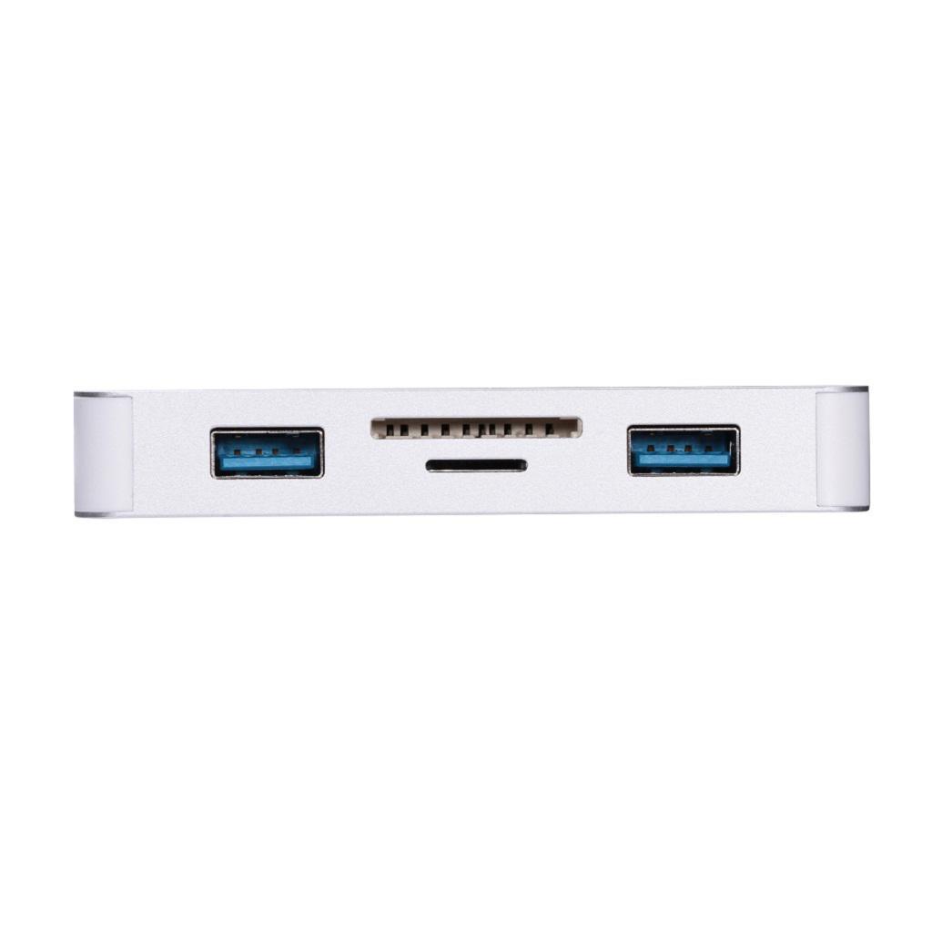 Type C to RJ45 Gigabit Ethernet Adapter USB-C PD TF Converter Hub