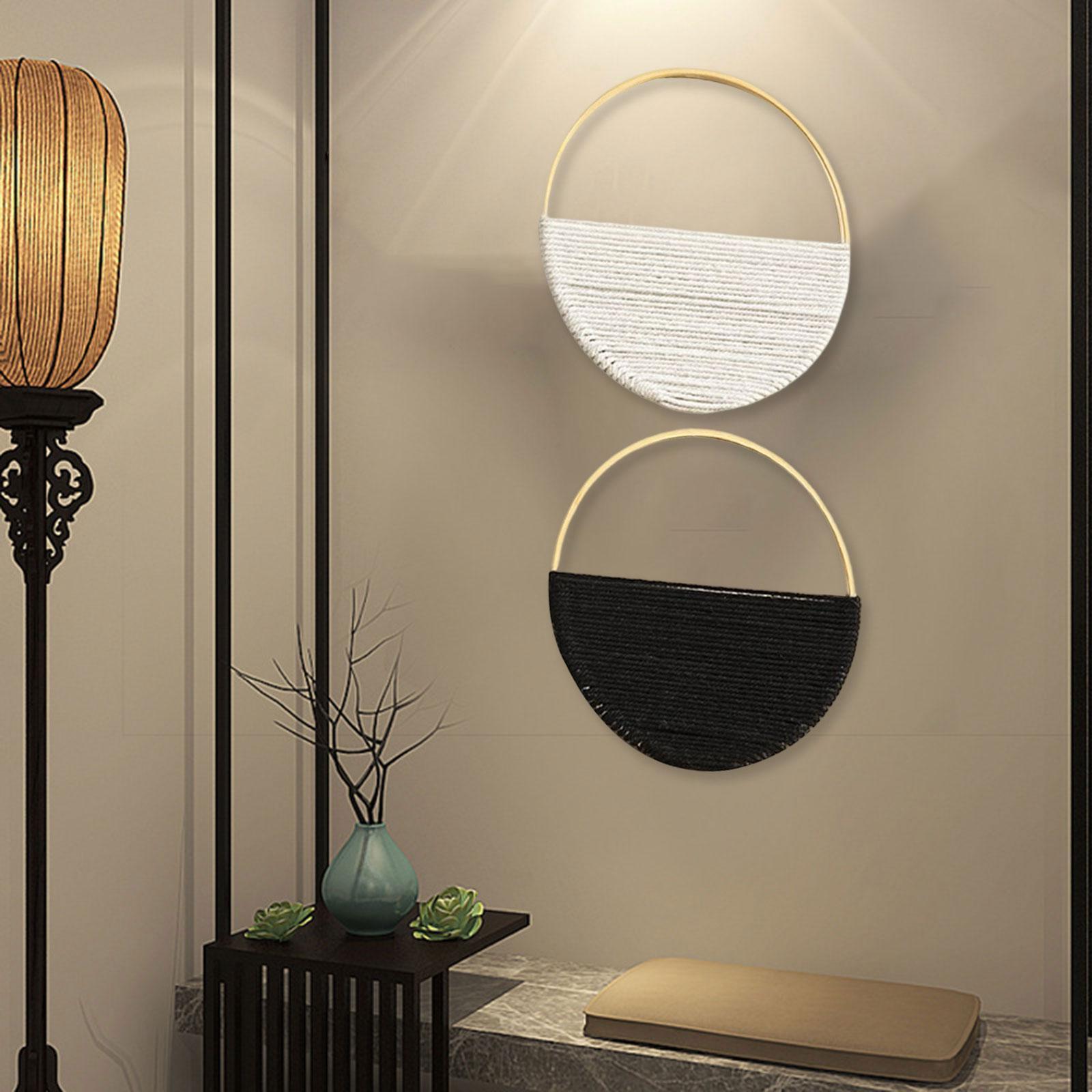 Bohemian Wall Decoration Pendant Double Circle for Apartment Home Decor