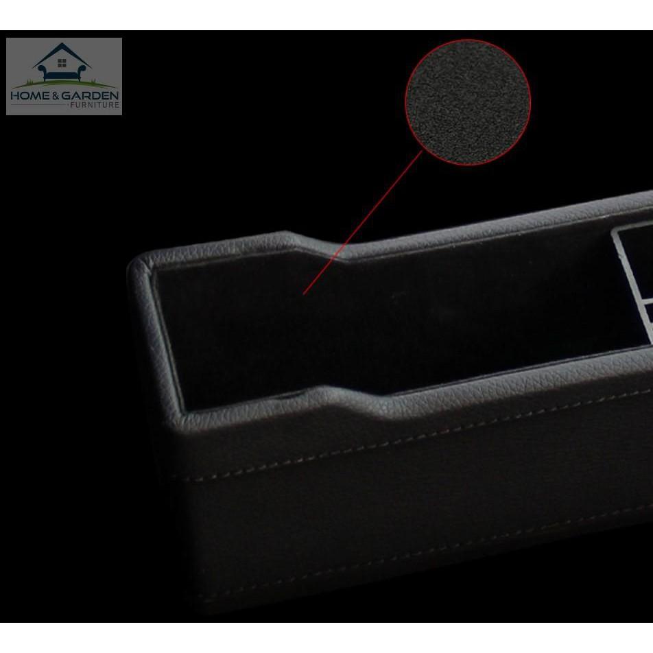 Bộ 2 khay để đồ ghế ô tô bằng da cao cấp - Home and Garden